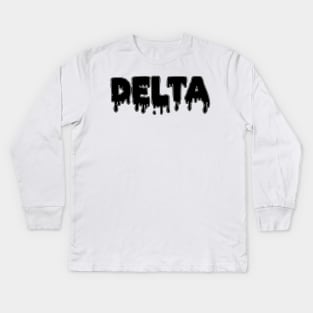 Drippy Delta Kids Long Sleeve T-Shirt